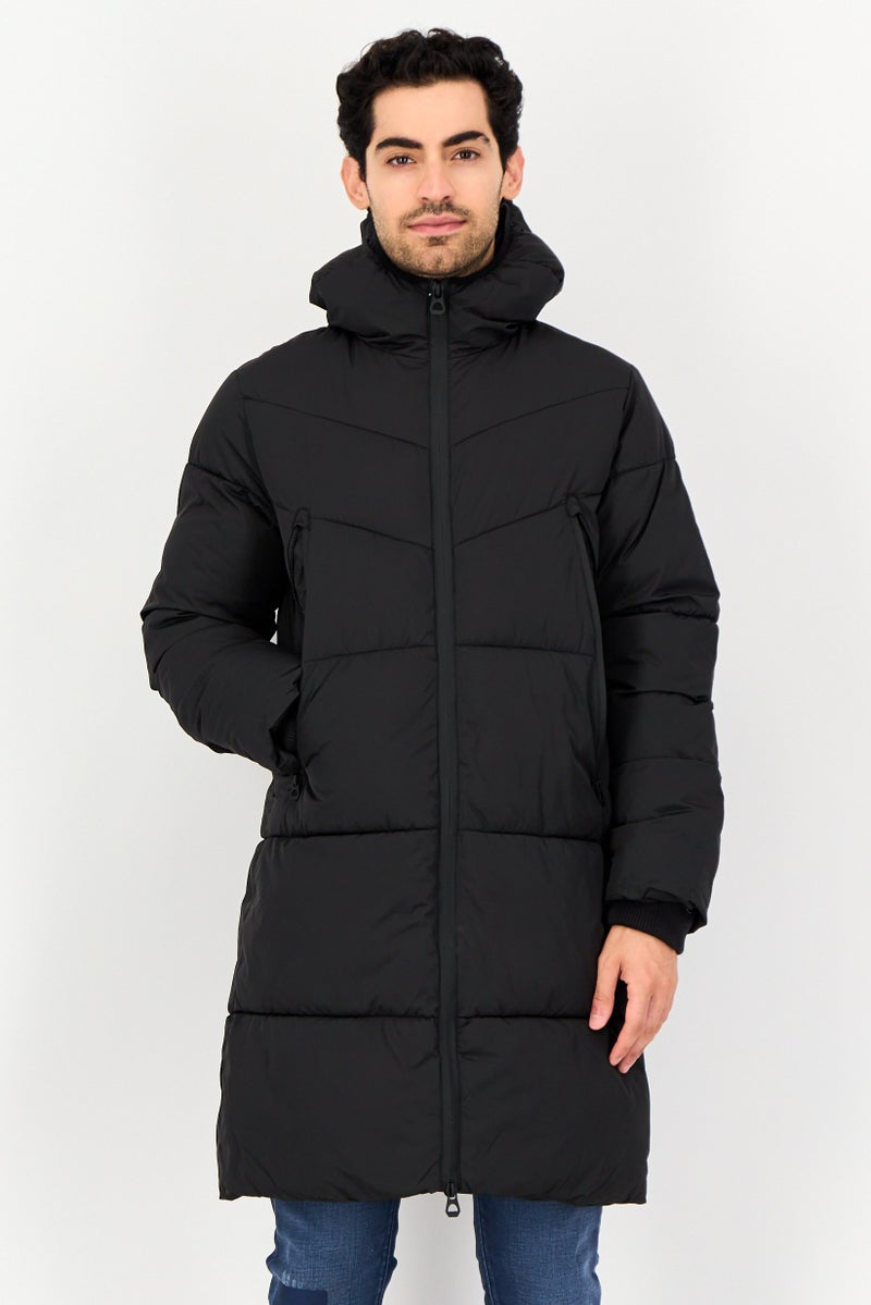 Celio Men Plain Puffer jacket, Black - Image 1