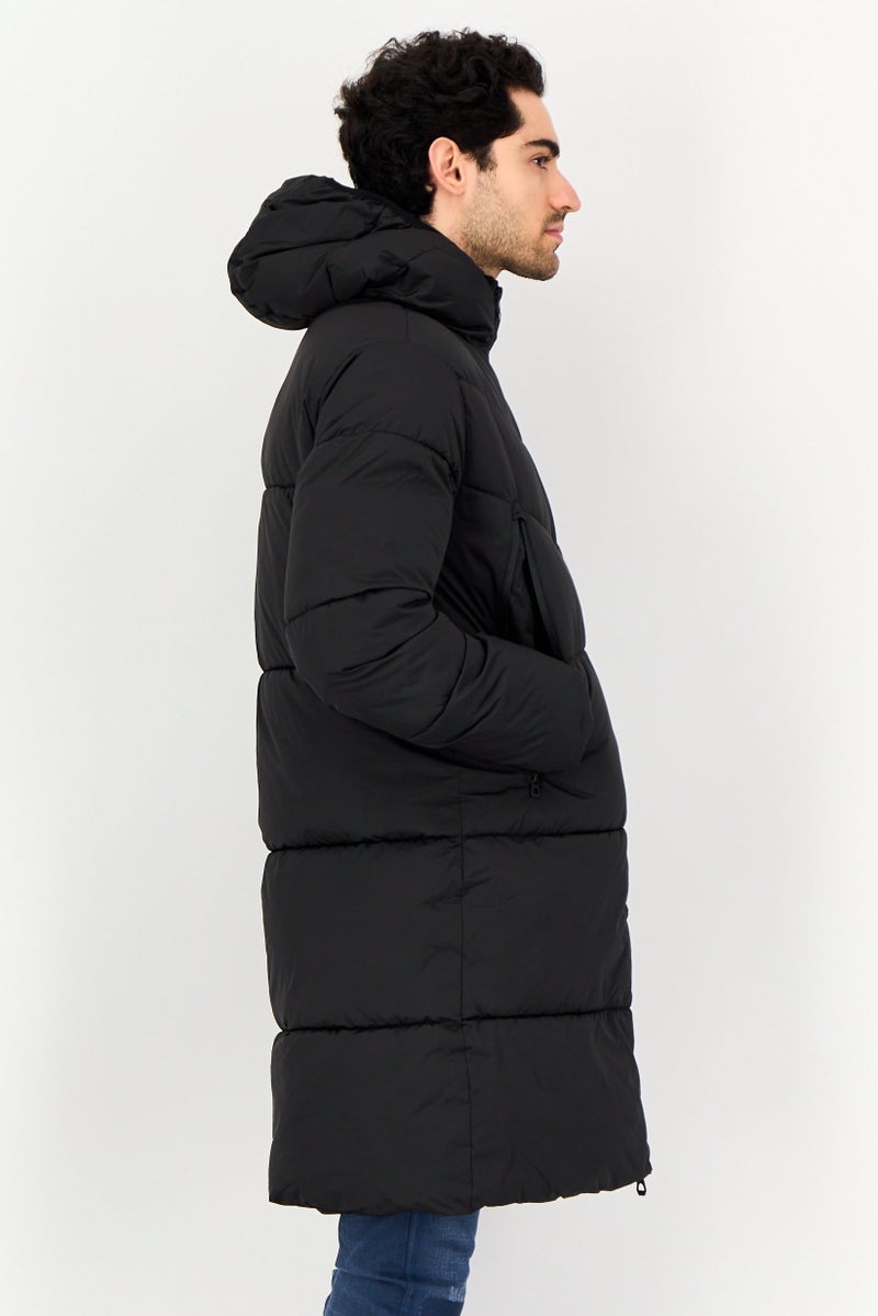 Celio Men Plain Puffer jacket, Black - Image 2