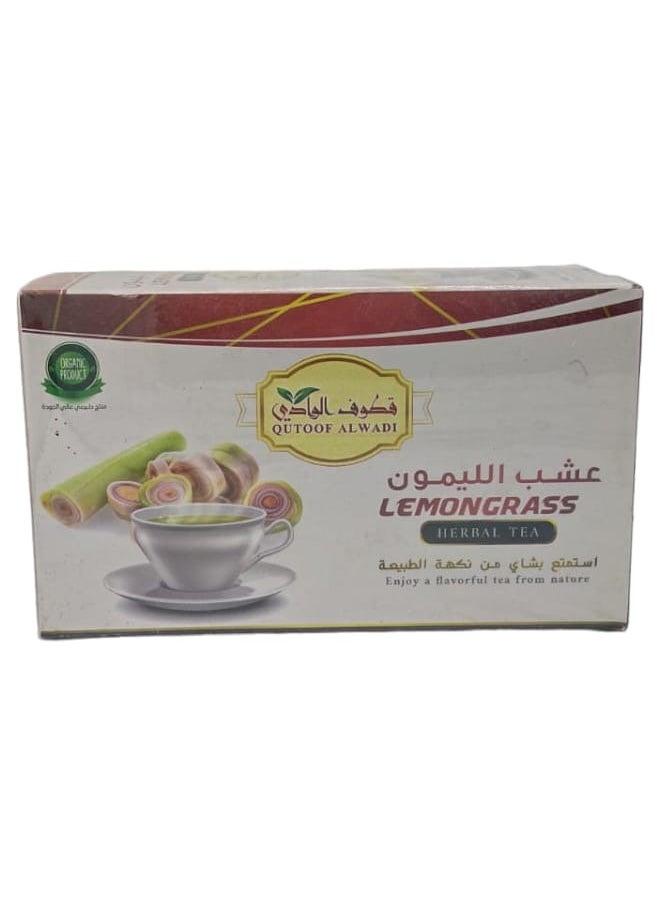 قطوف الوادي - مشروب عشب الليمون 24 كيس - Image 1