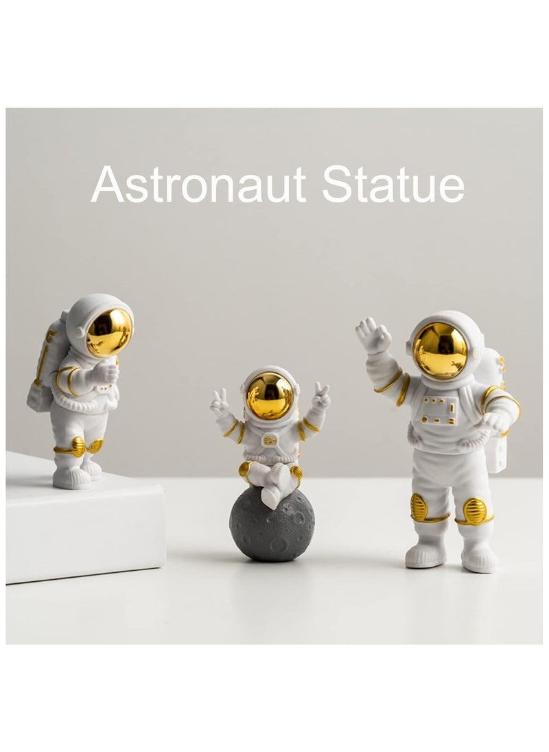 Generic 3Pcs Creative Astronaut Ornament Astronaut Model Living Room TV Cabinet Ornament Children's Room Decoration Birthday Gift  - Image 2