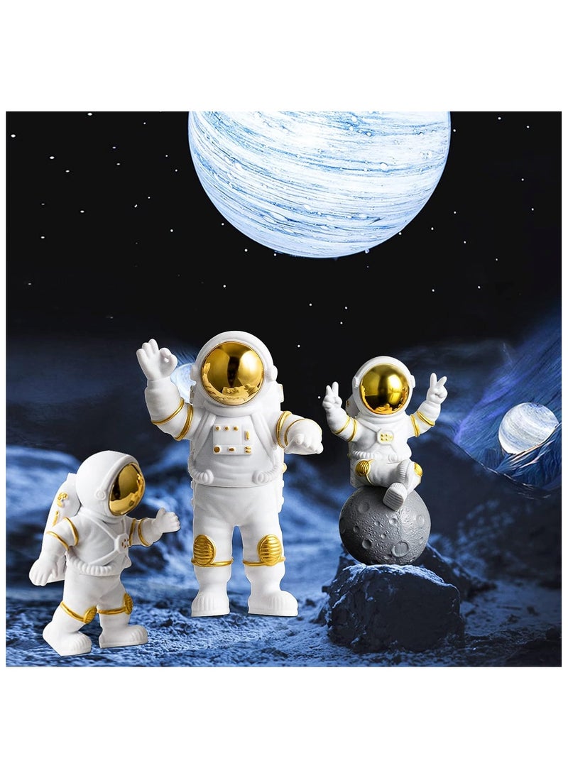 Generic 3Pcs Creative Astronaut Ornament Astronaut Model Living Room TV Cabinet Ornament Children's Room Decoration Birthday Gift  - Image 3