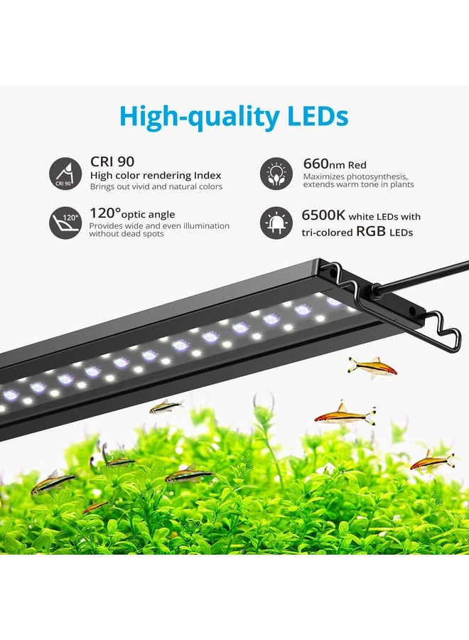 NICREW C10 24/7 LED Aquarium Light for Plants, 18-24 Inches, Full Spectrum Fish Tank Light with Timer, Brightness Adjustable - Image 4