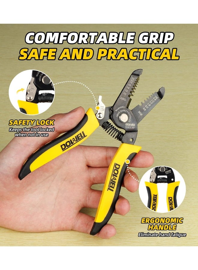 Dowell  10-23 Awg Wire Stripper Cutter Wire Stripping Tool And Multi-Function Hand Tool  - Image 1