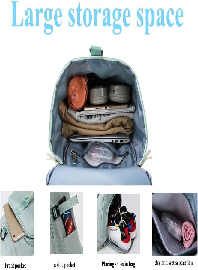 Firstdemand Multipurpose Large Sport Travel Backpack with Single Shoe Pockets for Men and Women Grey - Image 4