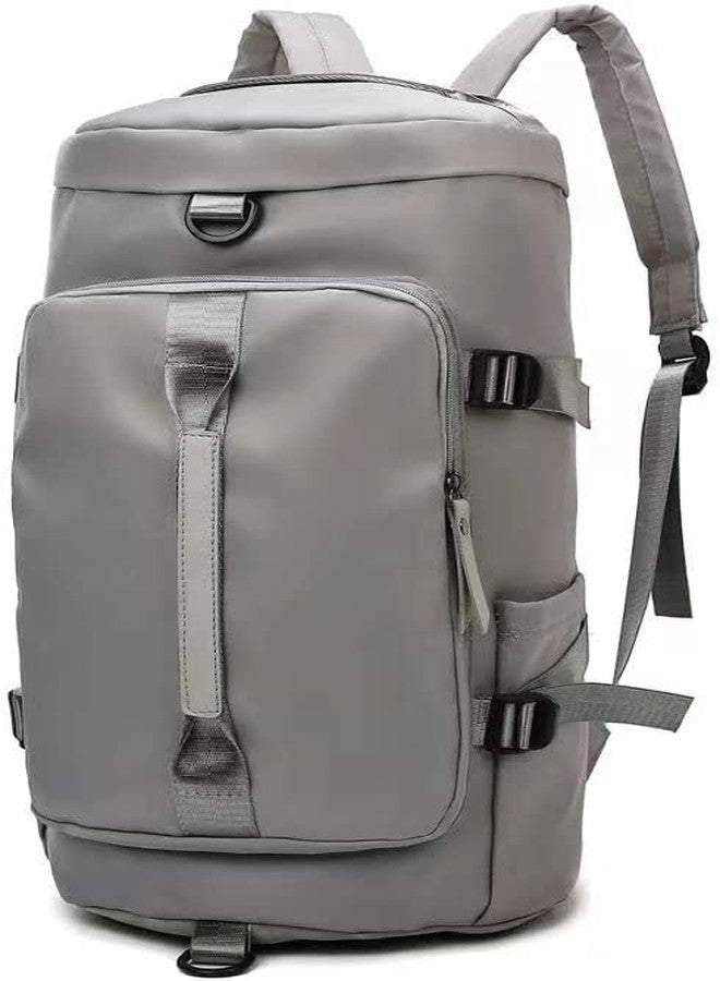 Firstdemand Multipurpose Large Sport Travel Backpack with Single Shoe Pockets for Men and Women Grey - Image 1