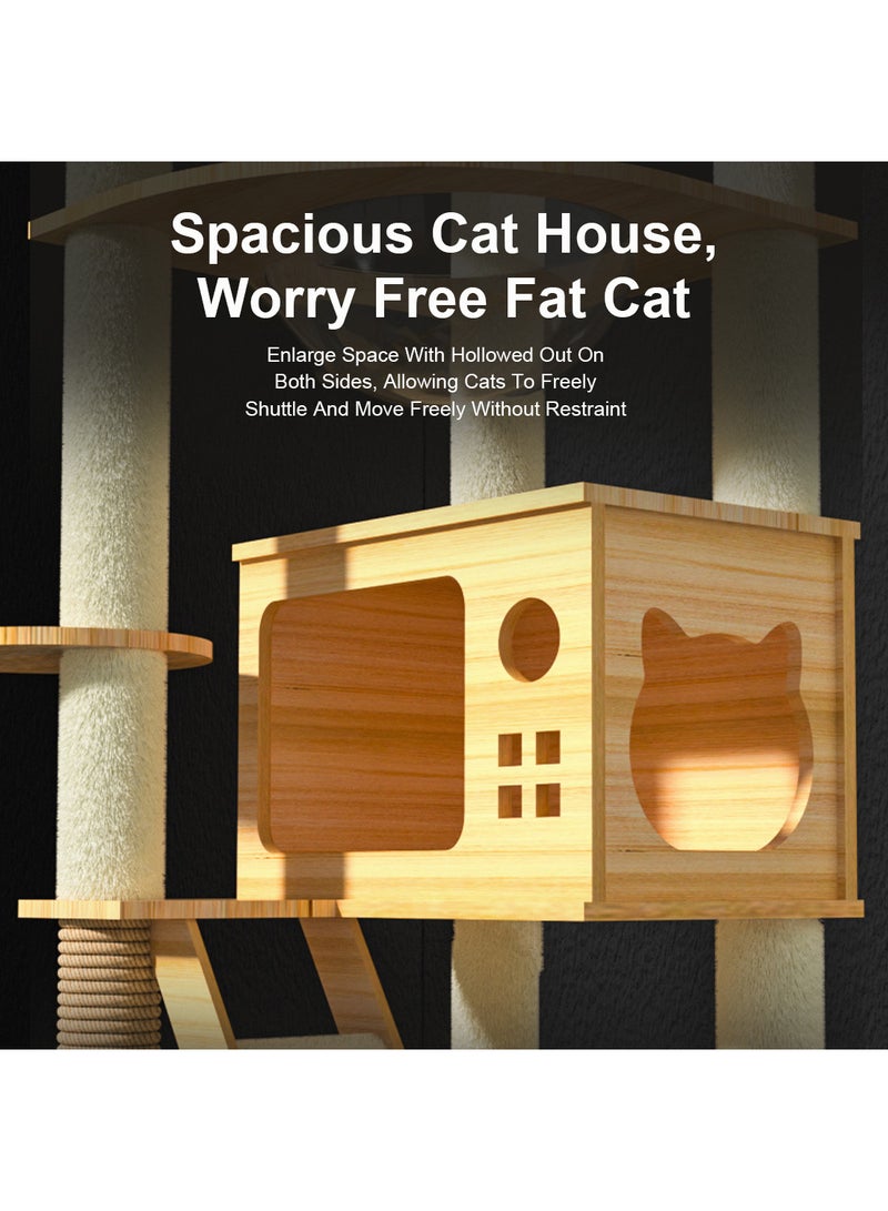 Kidle Pet Supplies Cat Climbing Frame Cat Nest Cat Scratching Board Cat Tree Cat Supplies Pet Cat Toys Space Capsule - Image 3