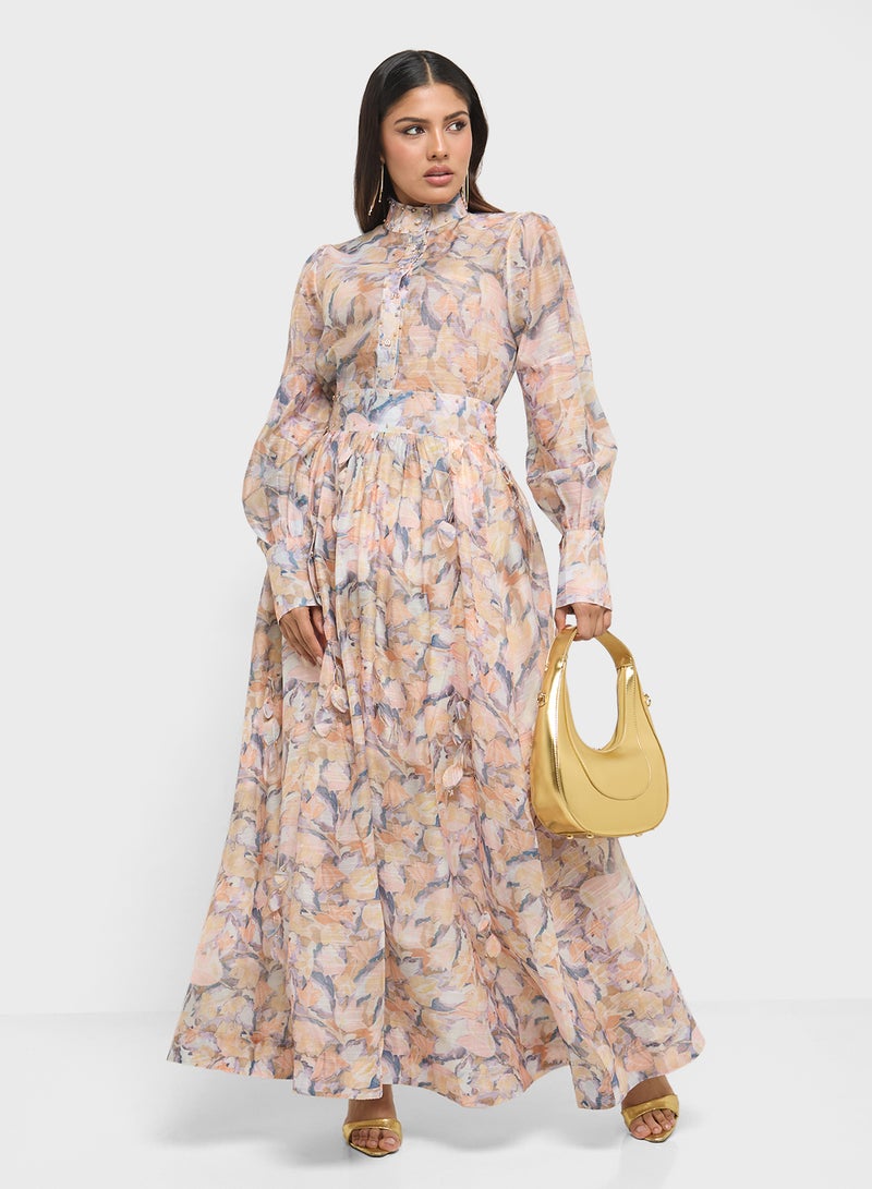 Khizana Printed Top & Skirt Set - Image 5