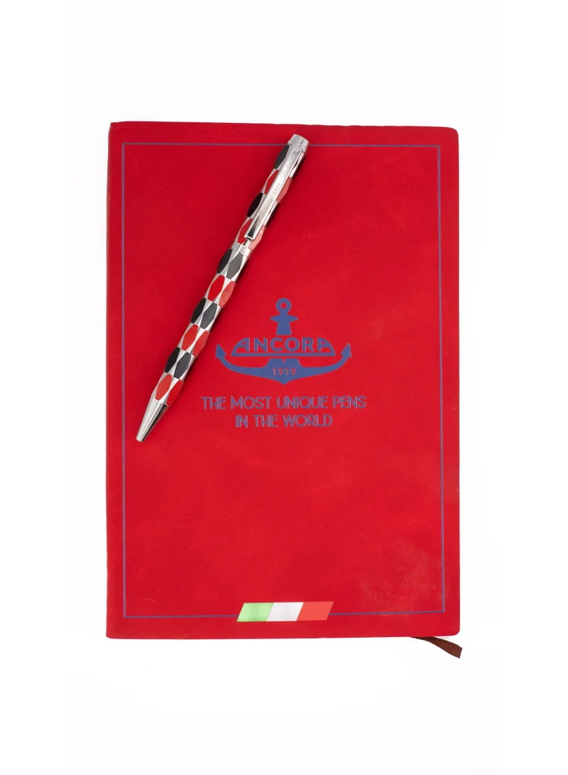 Ancora Masquerade RED Limited Edition Pen of 88 Enameld Luxury Rollerball