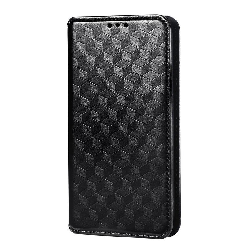 HuHa Case Cover For vivo Y29 4G / T4X 5G Cubic Grid Texture Flip Leather Phone Case(Black) - Image 2