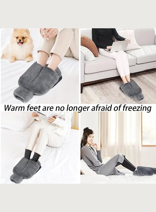 HaHaHai Hot Water Bottle with Plush Cover, Leakproof Pvc Hot Water Bag for Feet & Hands, Reusable Fleece Hot Water Pouch, Heat Therapy for for Pain Relief Hot Cold Therapy Hand Feet Warmer, Menstrual Cramps, Hot Compress 2L - Image 3
