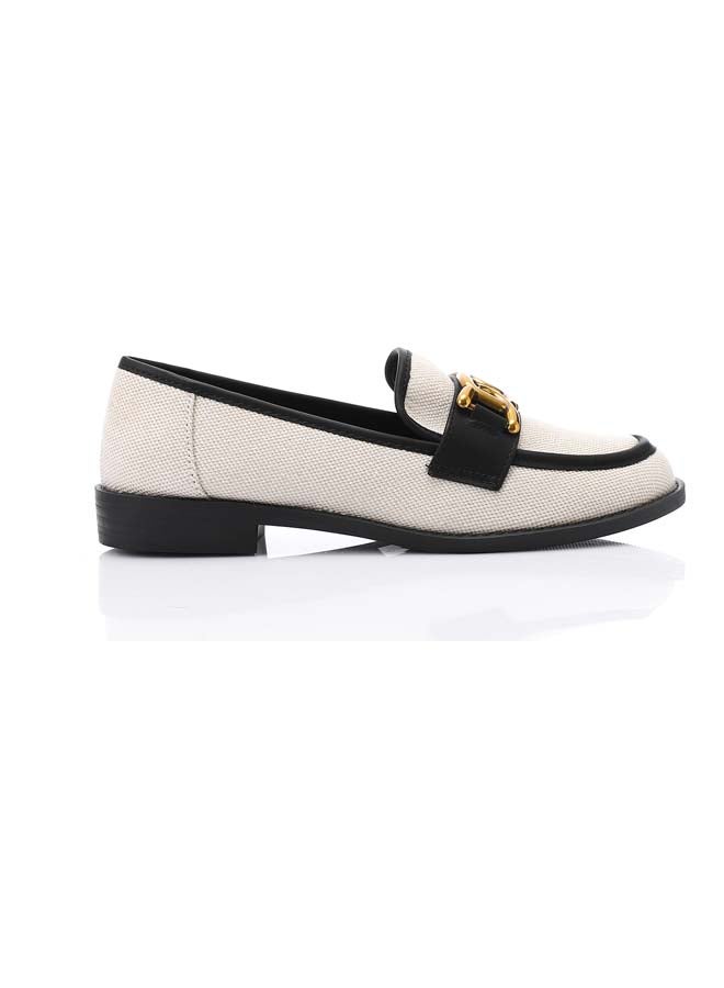 DejaVu Savannah Link Loafer - Black & Off White  - Image 1