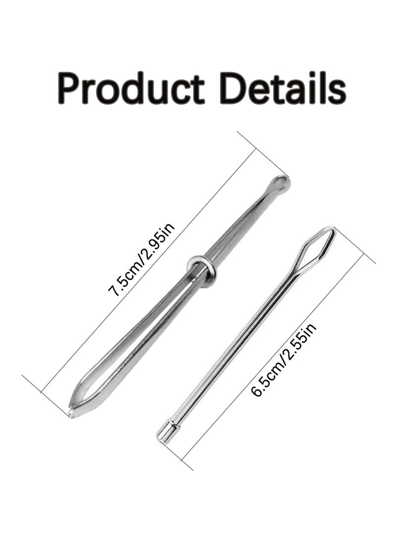 KASTWAVE Sewing Loop Kit, 4 PCS Needle Puller Set, Needles Sewing Big Eye Darning Needles, Drawstring Threader Tool Set, Suitable for DIY Wool Threader - Image 2