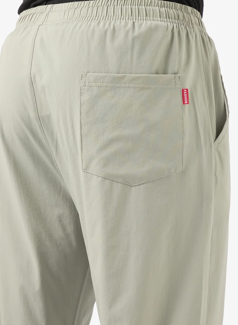 Seventy Five Cream Ankle Length Relax Pants for Men | Best Price UAE