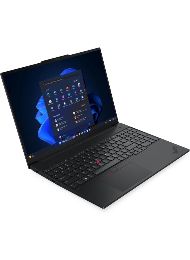 Lenovo ThinkPad E16 Gen 3 Business Laptop, 16" WUXGA Display, Intel Core Ultra 7 255H, 16GB DDR5 RAM, 512GB PCIe SSD, Intel Arc 140T Graphics, Wi-Fi 6E, Backlit English Keyboard, English Black - Image 2