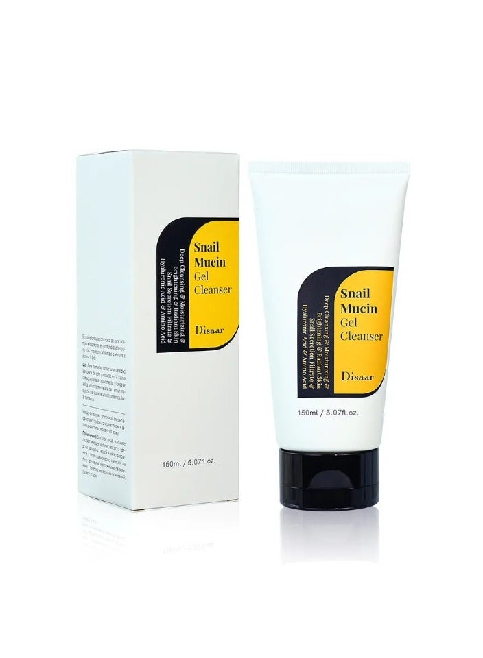 Disaar Snail Mucin Gel Cleanser 150ml - Image 1