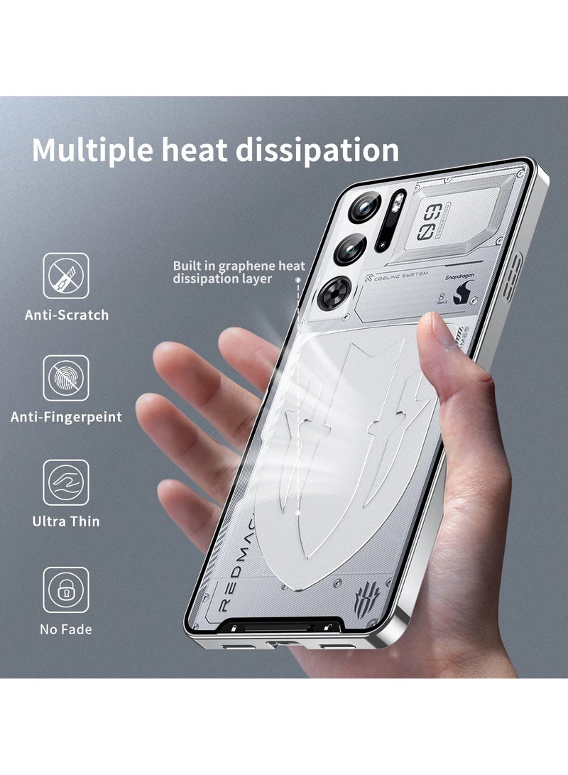 عام حافظة غطاء معدني بإطار من الألمنيوم ولوح زجاجي مغناطيسي لهاتف Nubia Red Magic 9 Pro+ - Image 2