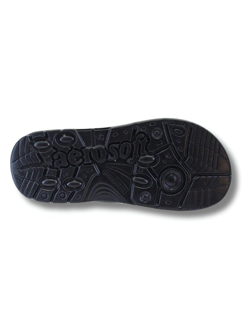 ايروسوفت شبشب رجالي من شركة إيروسوفت A5101 باللون الأسود - Image 4