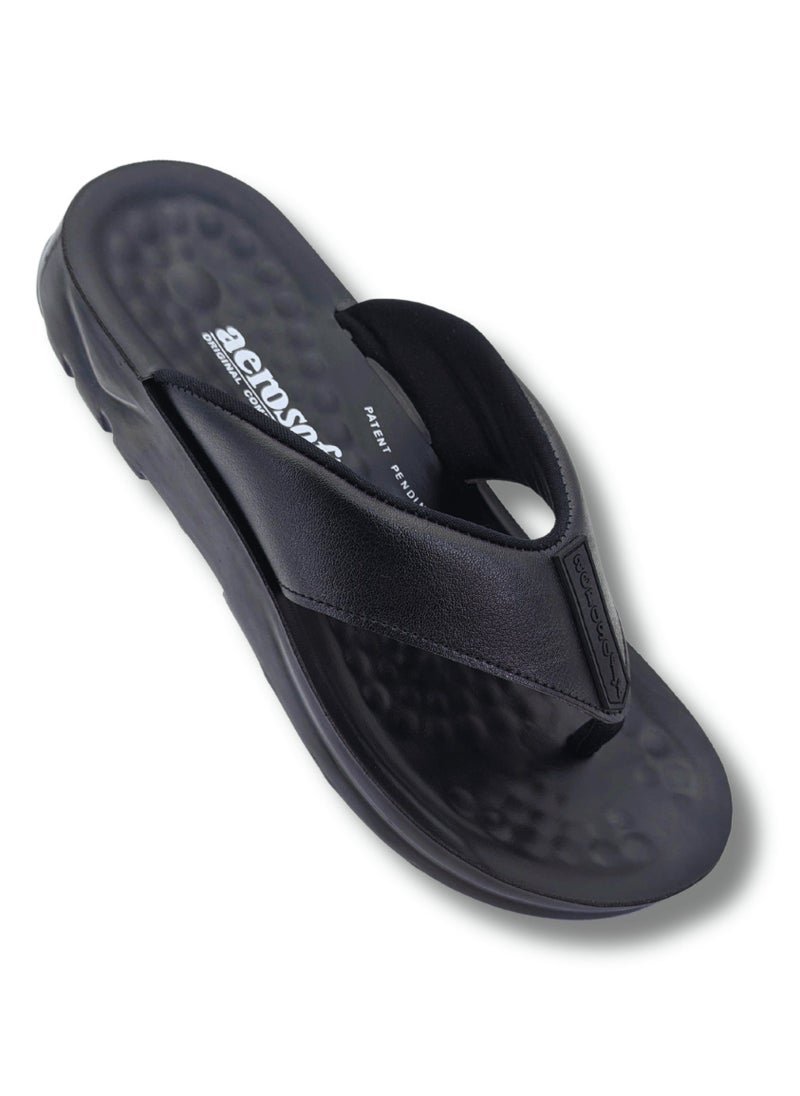 ايروسوفت شبشب رجالي من شركة إيروسوفت A5101 باللون الأسود - Image 2