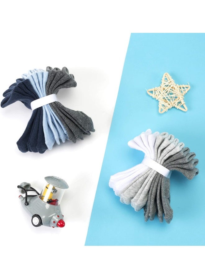 JAKIDAR JAKIDAR 12-Pair Baby Socks Non-Slip Cotton Toddler Socks Ankle Socks for Baby - Image 5
