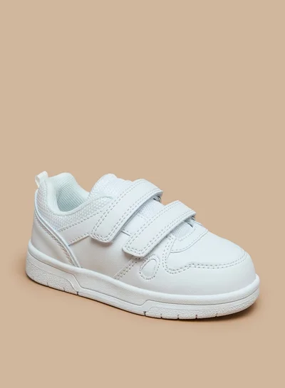 LBL by Shoexpress Boys Colourblock Sneakers With Hook And Loop Closure