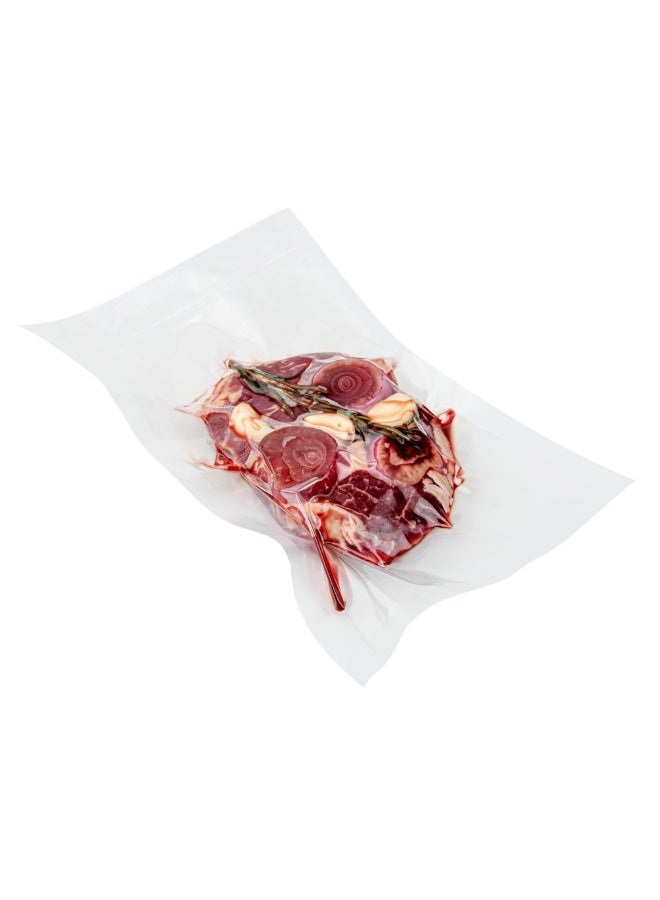Restaurantware Fresh Hero 10 x 6 Inch Vacuum Sealer Bags, 1000 Food Storage Bags - 3 mil Thick, Microwavable, Clear Plastic Sous Vide Bags, Freezable, For Storing Food Or Sous Vide Cooking  - Image 2