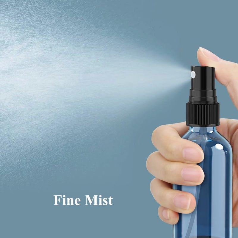 Wedama Spray Bottle, 2 oz Fine Mist Glass Spray Bottles, Little Refillable Liquid Containers for Watering Flowers Cleaning (16 Pack Indigo Blue) - Image 2
