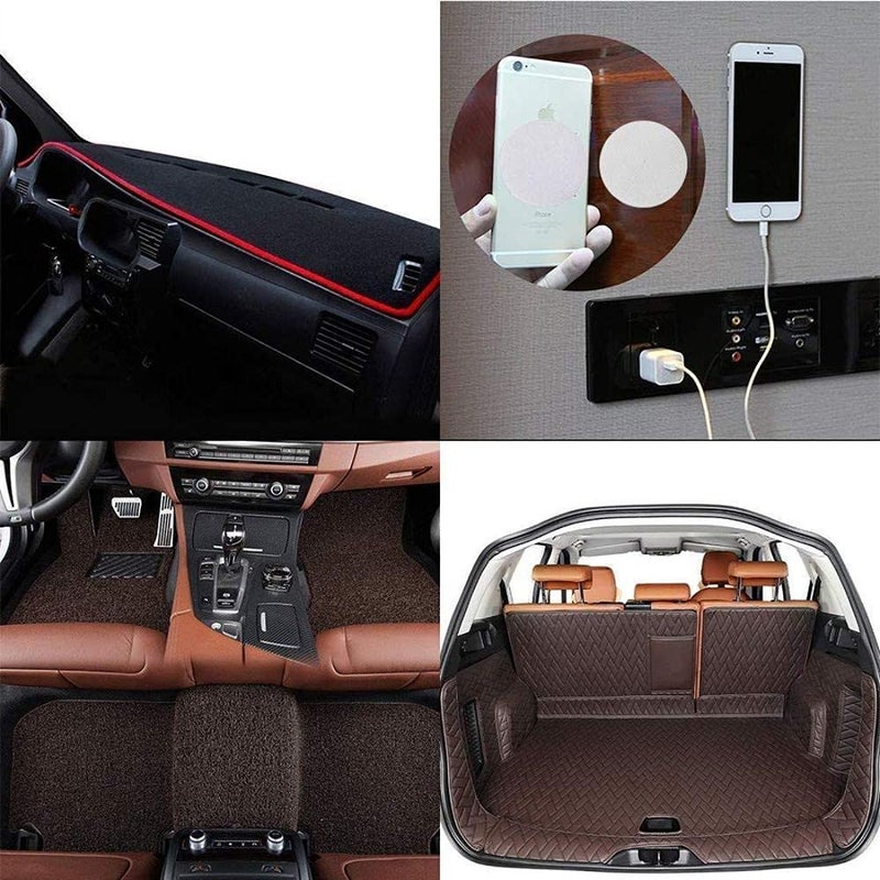 DIY Crafts شريط لاصق ذاتي الصنع DIYC-14335 0.8 بوصة × شريط لاصق مزدوج الجوانب 20 متر ذكر وأنثى (عبوة من 2 قطعة، شريط هوك ولووب) - Image 4