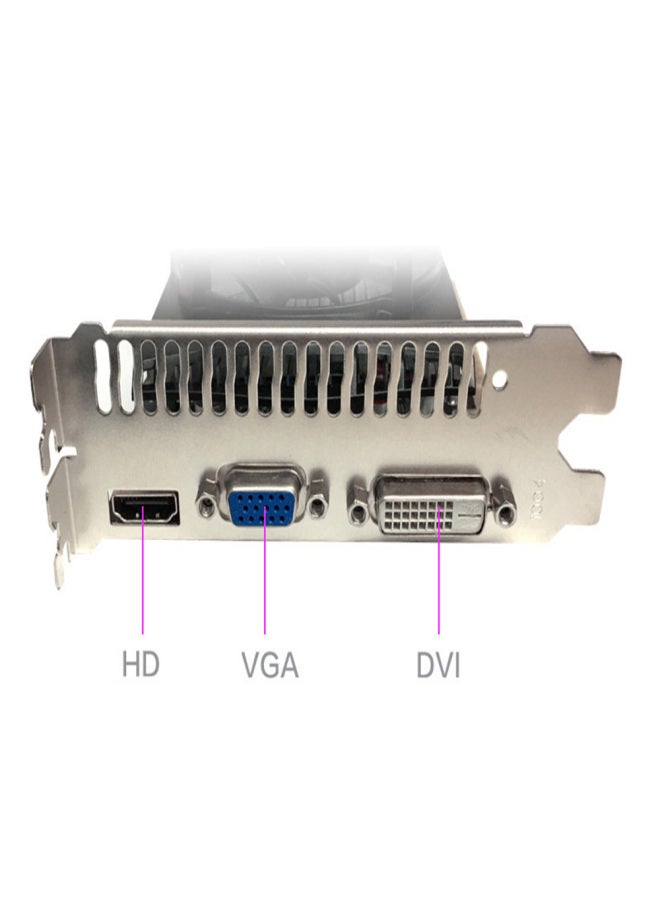 يستون بطاقة رسومات Yeston GT730-4G D3 TA بتردد 902/1333 ميجاهرتز، وذاكرة 4 جيجابايت/DDR3/64 بت، ومنافذ إخراج HD+DVI+VGA للاستخدام المكتبي والألعاب. - Image 3