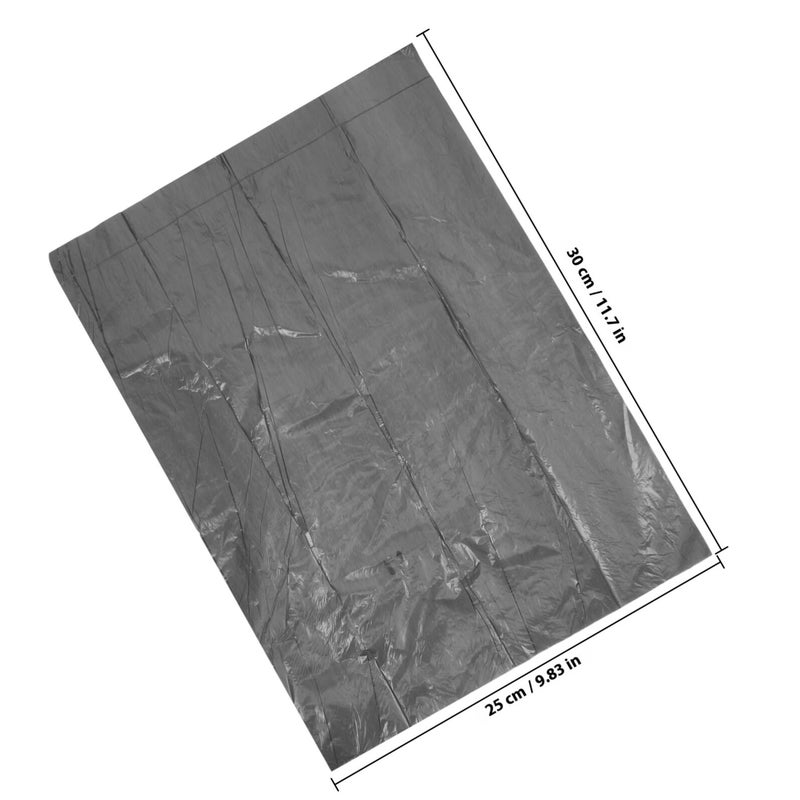 Compact Dark Trash Bags 100 Pack For Desktop Bathroom Cans Portable Pet Waste Bags For Outdoor Travel Home - Image 3