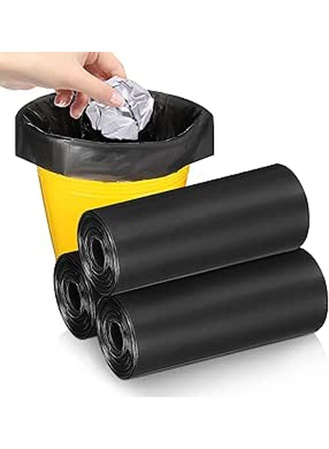 Compact Dark Trash Bags 100 Pack For Desktop Bathroom Cans Portable Pet Waste Bags For Outdoor Travel Home - Image 1