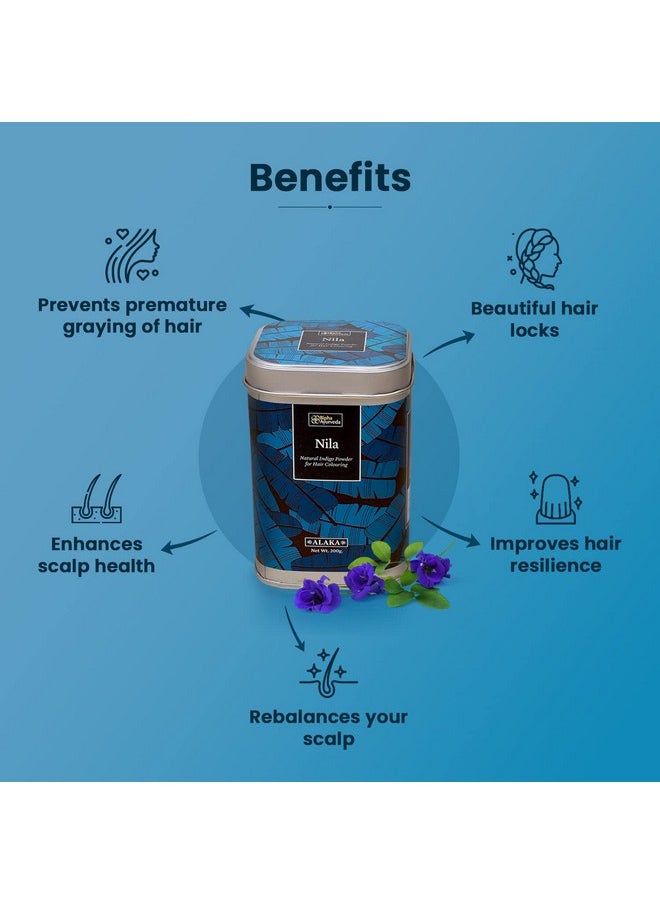 Bipha Ayurveda - Nila Indigo Hair Pack-200 G - Image 1