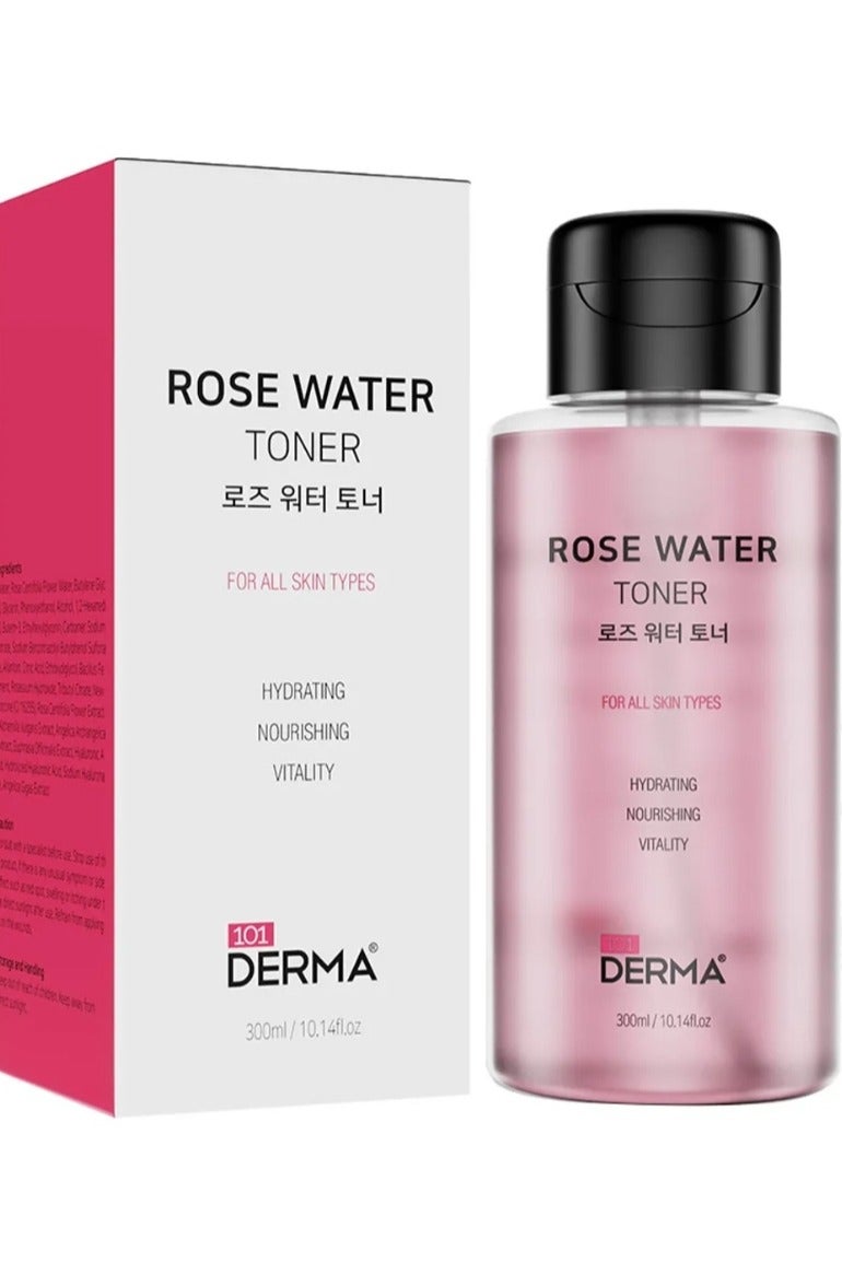 101 ديرما - تونر ماء الورد - 300 مل
