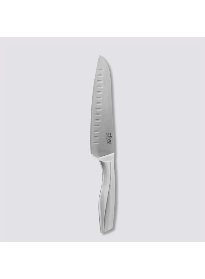 Five Simply Smart Forged Stainless Steel Precision Santoku Knife Silver 18 cm 120316