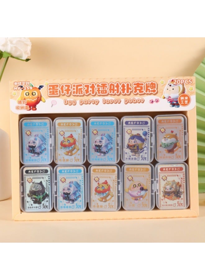 صندوق تخزين صغير لطيف من الكرتون لمدرسة ابتدائية إبداعية من سانريو، لعبة بوكر