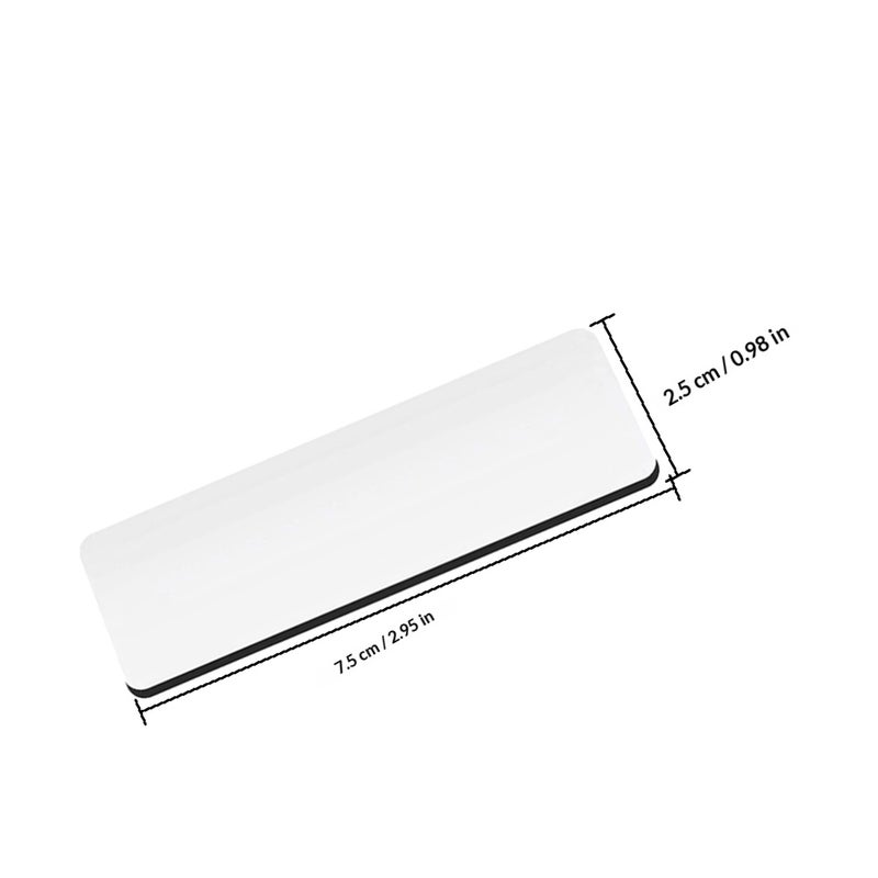 3pcs Diy Blank Name Badges With Clips Unpainted Blank Tags Lightweight Brooch Pin Name Tags Wear-Resistant For Conferences Exhibitions - Image 2