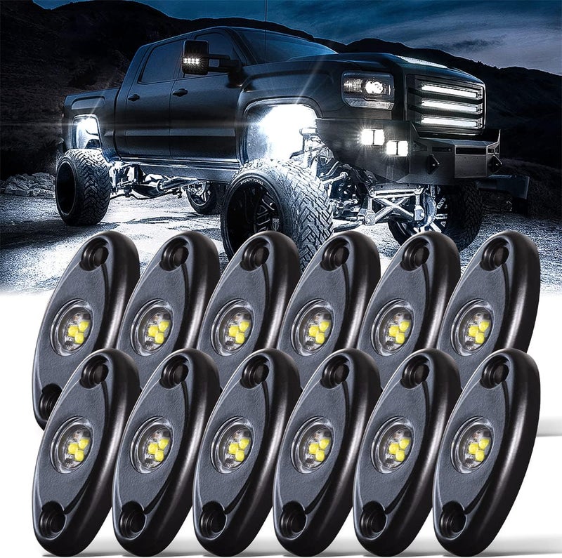 LEDMIRCY 12PCS LED Rock Lights for Off-Road Vehicles - Image 1