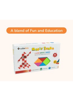 Cubelelo Magic Snake Rainbow Puzzle Cube (60 Wedges) | Twist And Turn Shape Creation Fun Game For Kids Boys Girls And Adults | Multicolor Brain Teaser Stress Buster Toy | For Ages 3 Years And Above  - Image 4