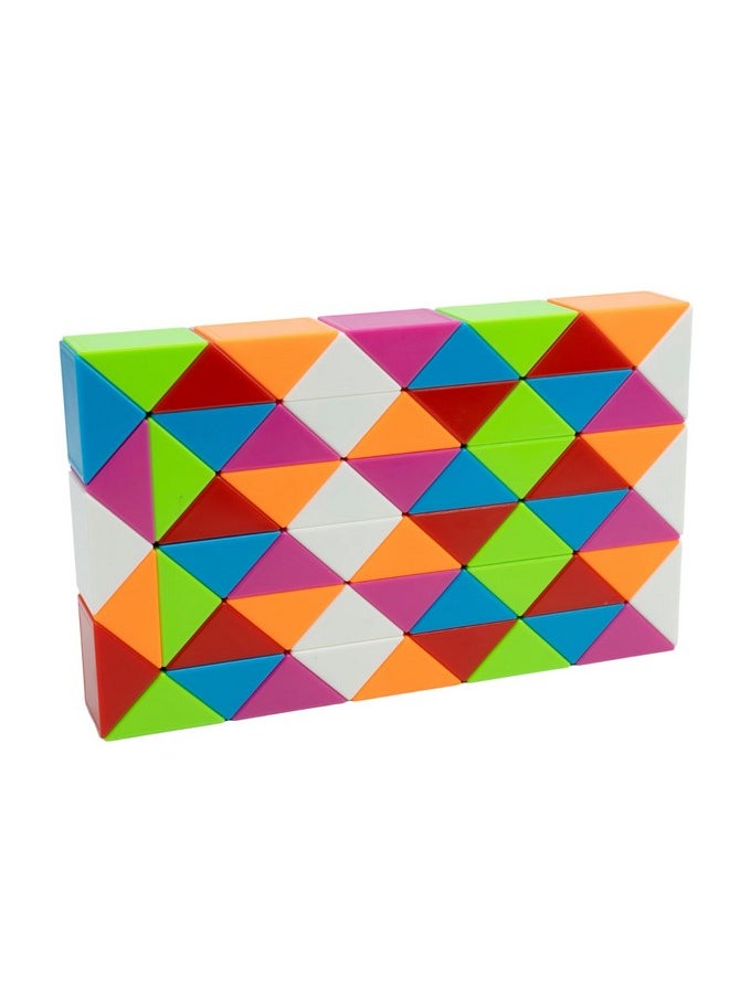 Magic Snake Rainbow Puzzle Cube (60 Wedges) | Twist And Turn Shape Creation Fun Game For Kids Boys Girls And Adults | Multicolor Brain Teaser Stress Buster Toy | For Ages 3 Years And Above - pzsku/Z8D2CCF3D00CA5DA7A1F4Z/45/_/1727768038/9b4b546a-7ebf-47ca-ba6d-f39bca7fe94e