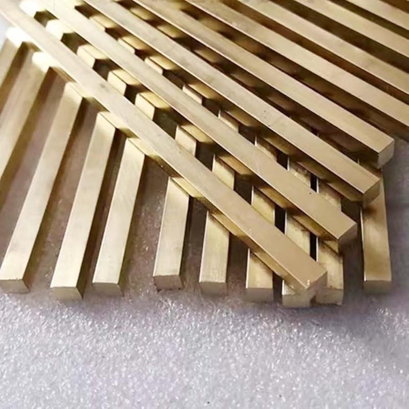 Solid Brass Square Bar Rod 8x8x490mm 1 Piece Thin Solid Brass Stick - Image 5