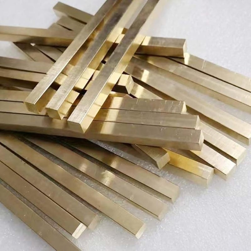 Solid Brass Square Bar Rod 8x8x490mm 1 Piece Thin Solid Brass Stick - Image 4