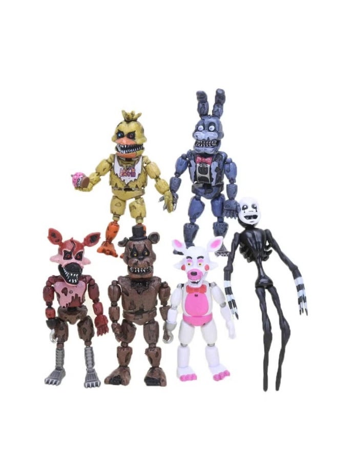 12-18cm 6pcs Five Nights at Freddy's Action Figures - Image 1
