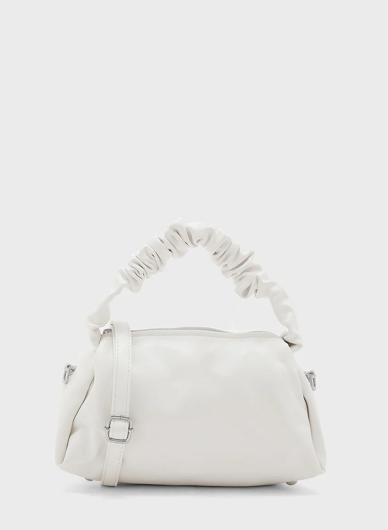 Ginger Scrunch Handle Handbag