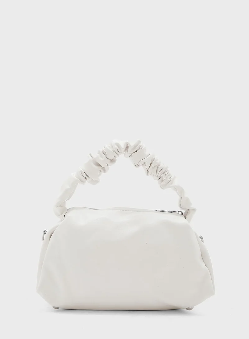 Ginger Scrunch Handle Handbag