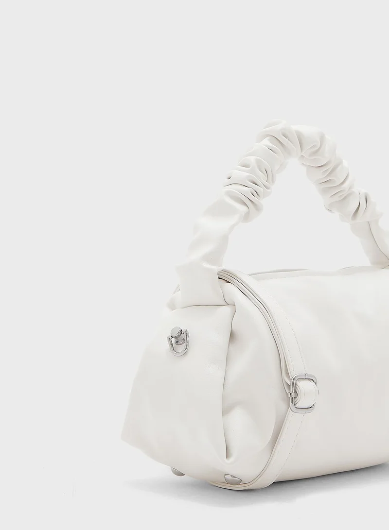 Ginger Scrunch Handle Handbag