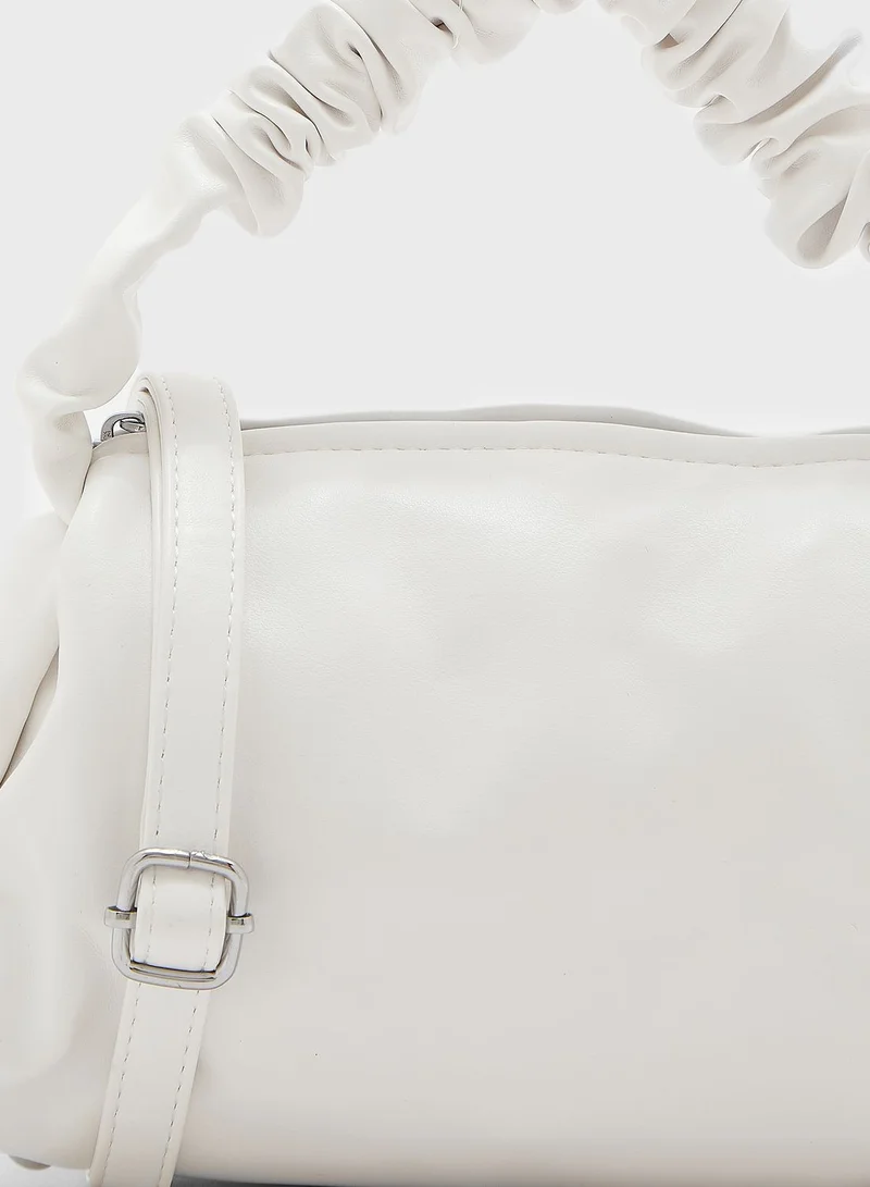 Ginger Scrunch Handle Handbag