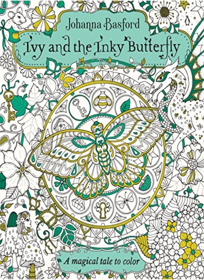 null - Ivy And The Inky Butterfly A Magical Tale To Color by Basford, Johanna Paperback - Image 1