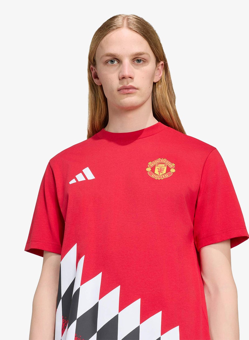 Adidas Manchester United Stadium Graphic T-Shirt - Image 3