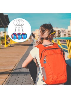 Oudain 24 Pcs Colorful Globe Keychains Bulk, Planet Earth Ball Keyring Pendant For Backpack Traveler Educational Tool  - Image 4