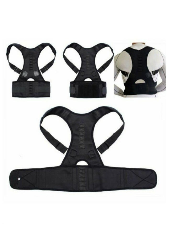شو وو حزام الظهر لتصحيح الوضع واستقامة الكتفين مصنوع من مادة قوية وقابلة للتنفس ومريحة للارتداء - مقاس كبير (L) - Image 5