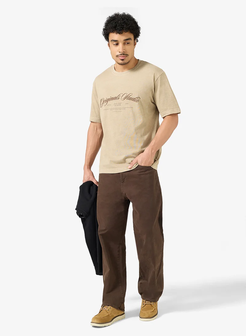 JACK & JONES Graphic Crew Neck T-Shirt